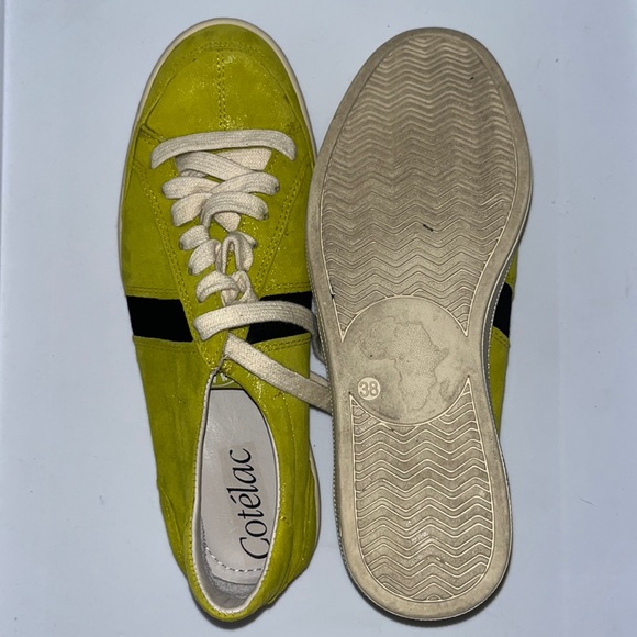 Cotélac sneakers in yellow, size 38 (US 7.5) - Picture 4 of 4